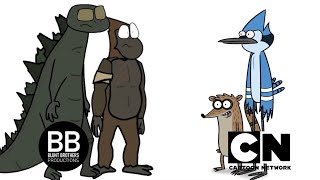 Triangle And Monkey as Mordecai And Rigby (Read In Description)