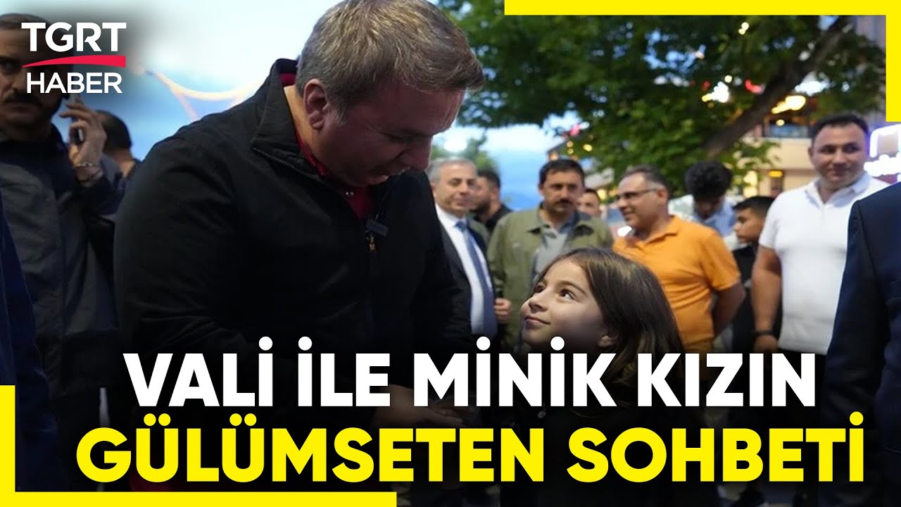 Eli Çatlayan Minik Kızın Erzincan Valisi Hamza Aydoğdu ile Sohbeti Tebessüm Ettirdi! - TGRT Haber