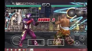 Run psp games on android devices. By ppsspp emulator(tekken5) screenshot 5