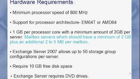 1C Exchange Server Requirements.avi