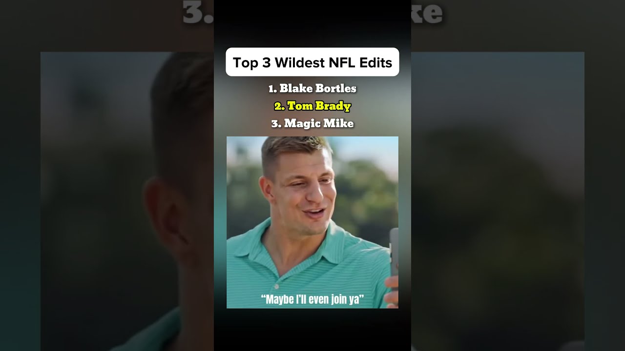 Top 3 Wildest NFL Edits Nfl Football