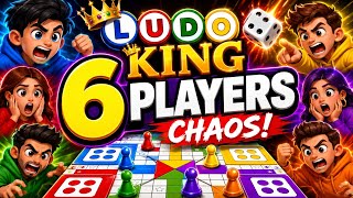 6 Players Started a WAR in Ludo King 😱🔥 | Most Chaotic Match Ever 😂 screenshot 5