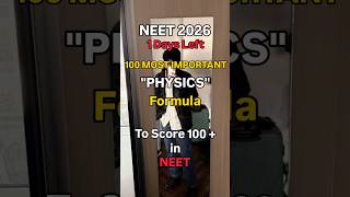 Score 100+ in physics|Neet 2026 #neet2026 #neetug #neetphysics #neetmotivation #neetprep #shorts
