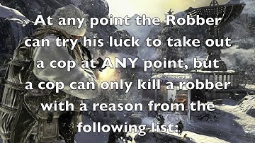 COD Custom game Mode Tutorial : How to play "Cops and Robbers"