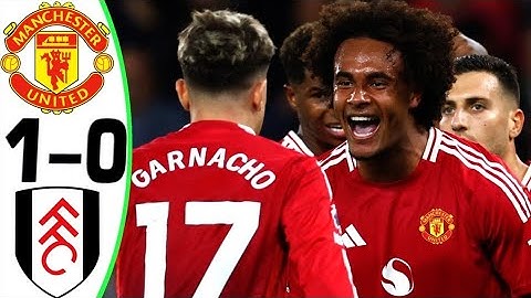 Manchester United vs Fulham 1-0 - All Goals and Highlights - 2024