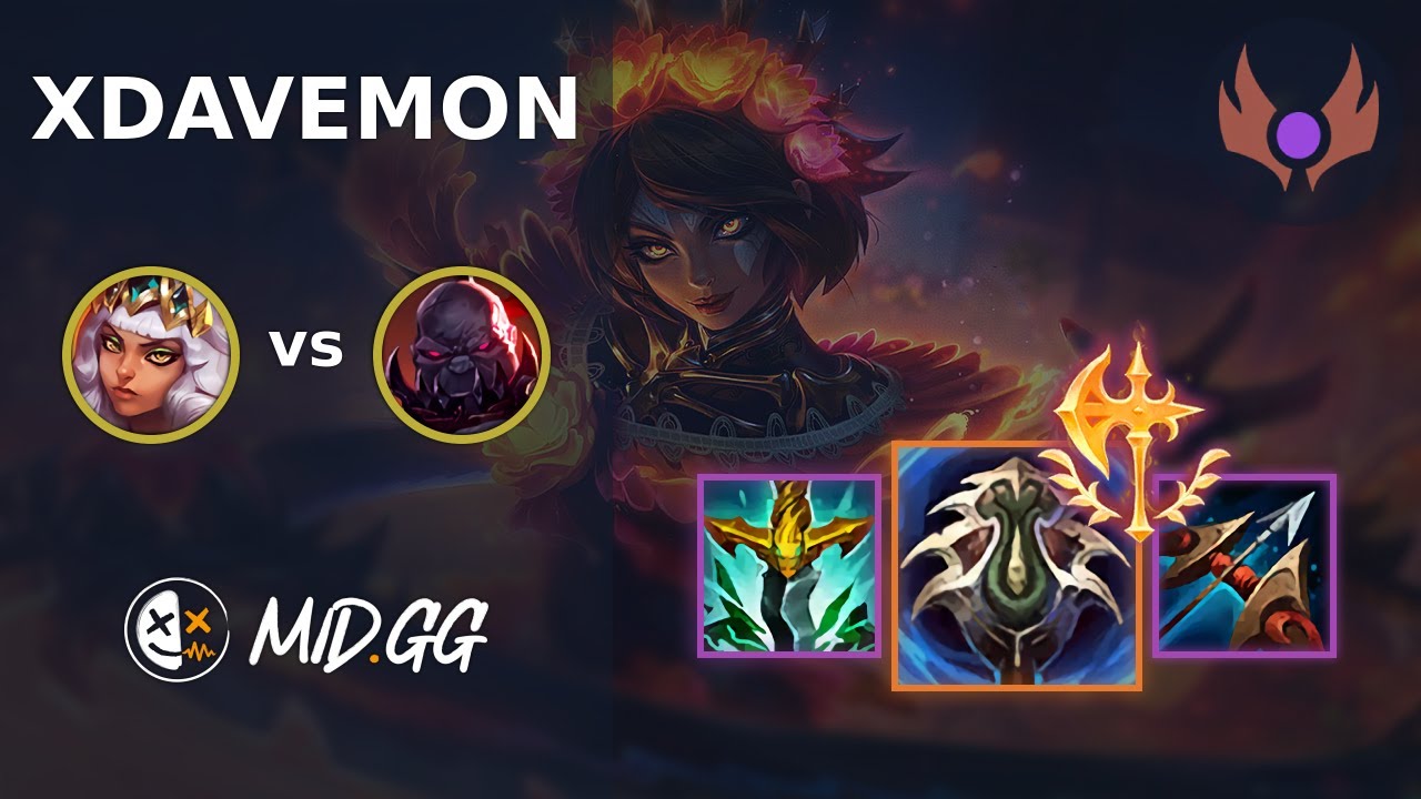 MID.GG: [ xDavemon ] Qiyana MID vs Sion | NA MASTER | LOL Season 2025