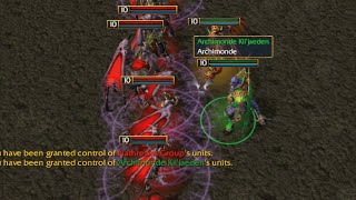 【小黄】Nathrezim Group vs Archimonde Kil&#39;jaeden (All Lv10MaxSkills) Reforged