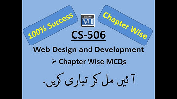 How to do preparation of CS-506 Final Term|VU Final term paper preparation| Web Design & Development