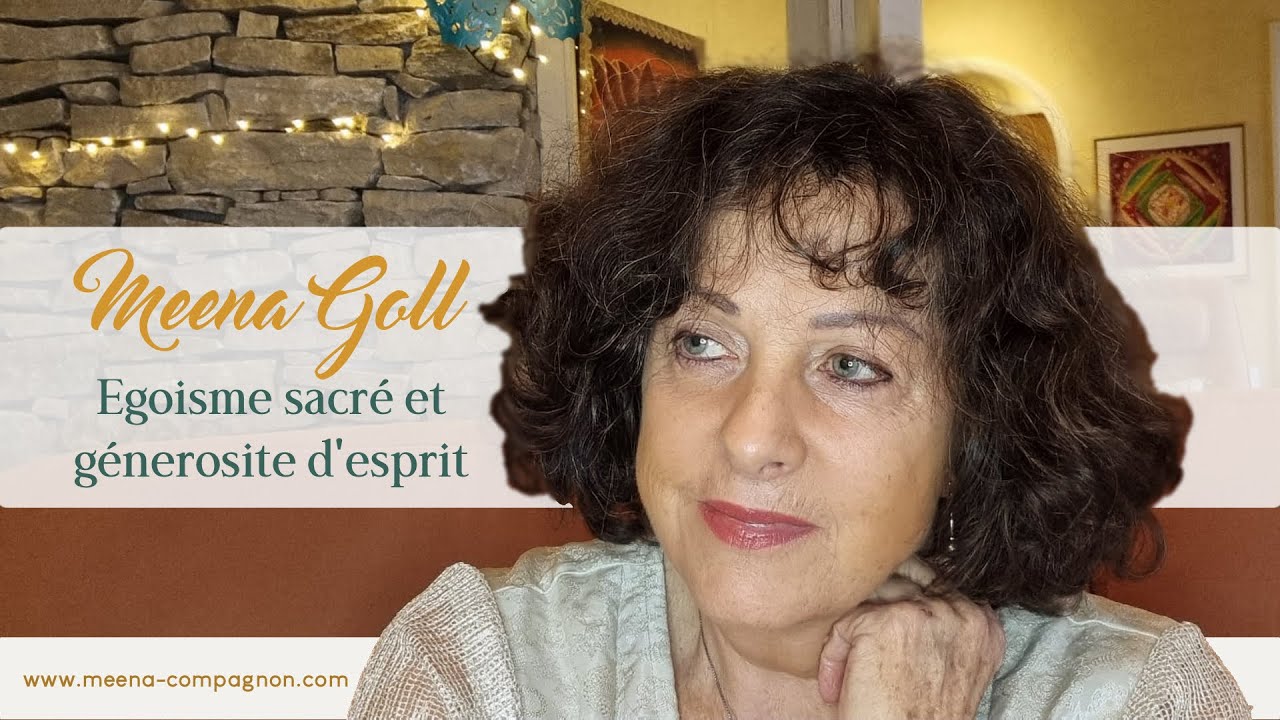 Egoïsme sacré et générosité d'esprit