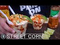 ذرة الشارع المكسيكية كوكتيل دي إيلوتي طعام مكسيكي 