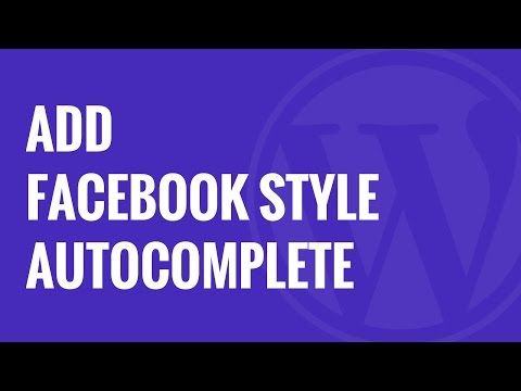 How to Add Facebook Style Autocomplete for WordPress Posts