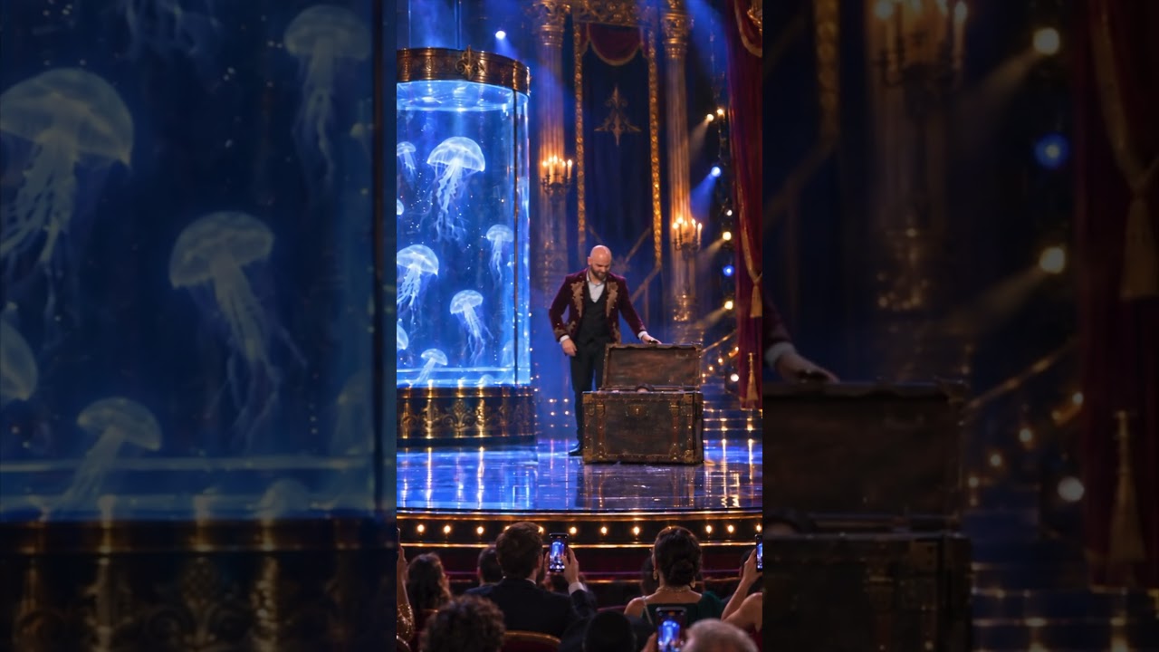Magician Turns Mermaid into Jellyfish
