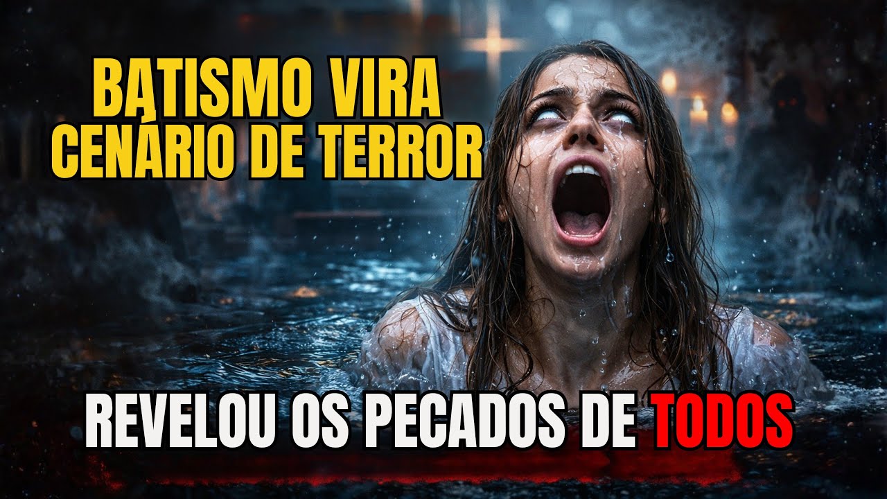 BATISMO VIRA CENÁRIO DE TERROR: JOVEM REVELA OS PECADOS DE TODOS