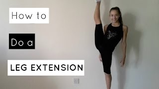 How To Do A Leg Extension