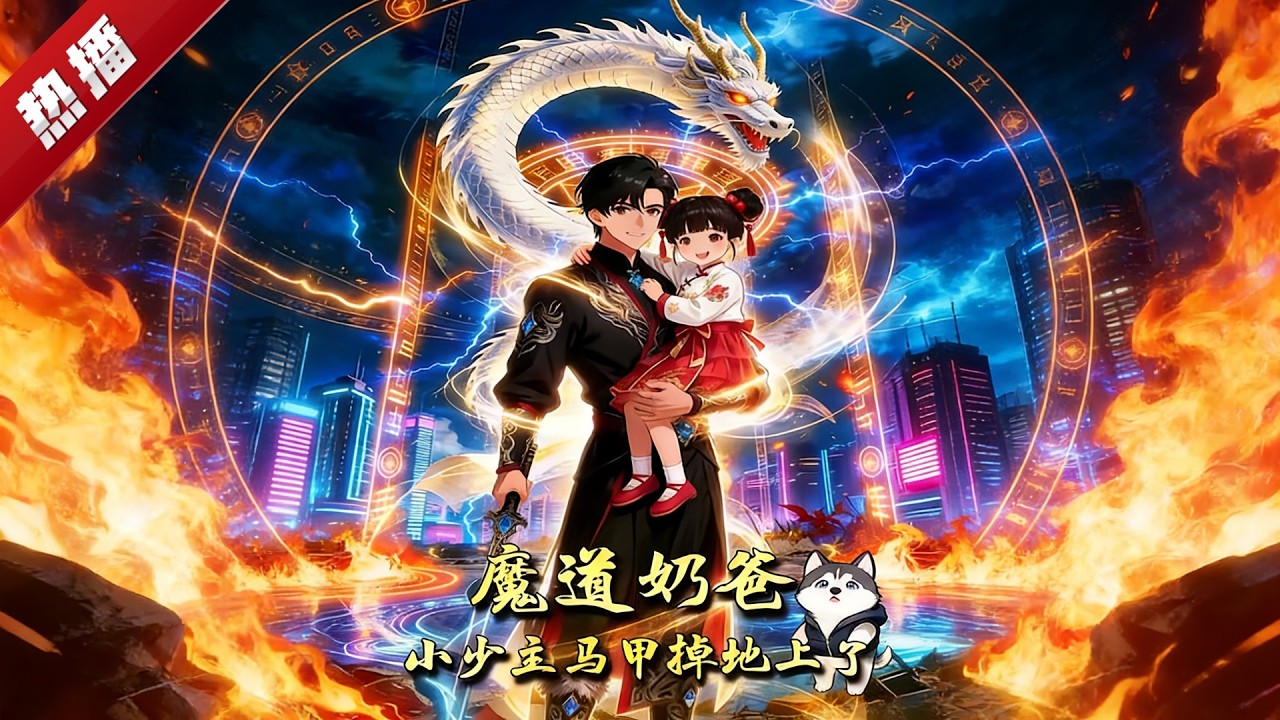 MULTI SUB《魔道奶爸，小少主馬甲掉地上了》身為魔尊的牧塵，為了讓女兒避開亂世紛爭從而快樂成長，他選擇隱藏實力。 #AI #漫劇 #動漫 #無盡動漫社