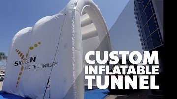Custom Inflatable Tunnel for Skagen