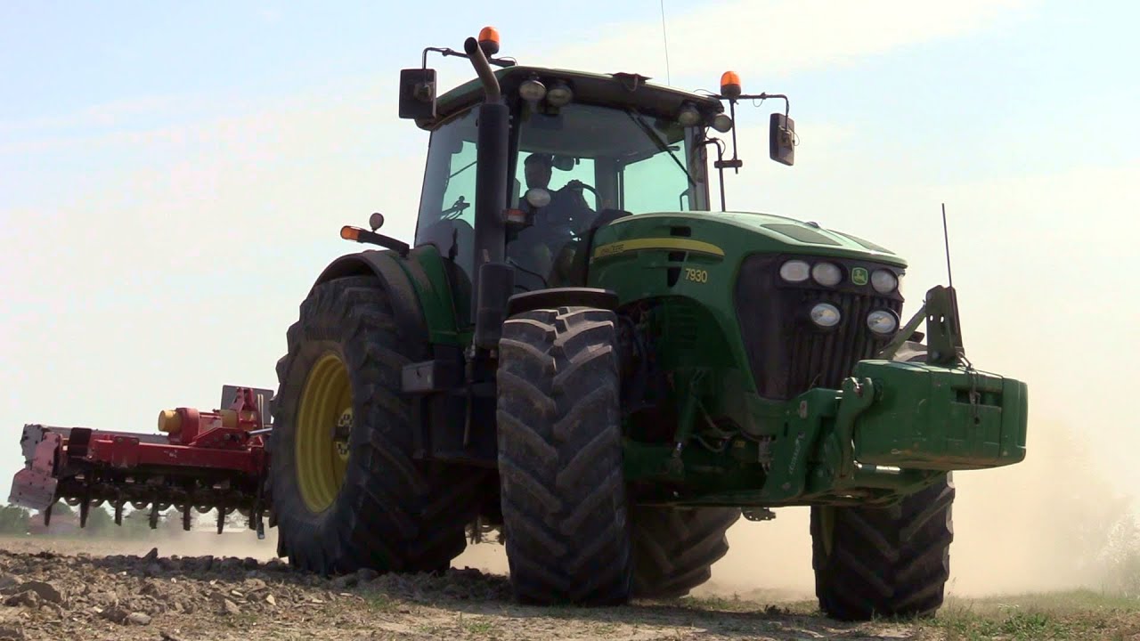 John Deere 7930 + Maschio power harrow | Erpice rotante