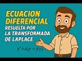 Ecuación Diferencial resuelta por transformada de Laplace