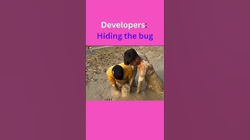 Developers hiding a bug meme #meme #developer #developerhumor