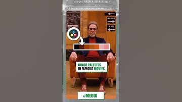 Extract Color Palette from Movies in DaVinci Resolve (Tips & Tricks) - MEDIA - #Shorts