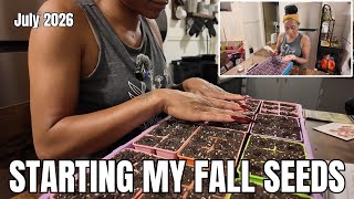 Start Fall Seeds with Me (Ep.2) | Fall Urban Garden Planning