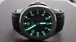 Lume On The Patek Philippe Aquanaut 5167