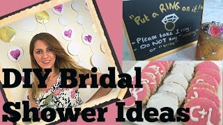 DIY Bridal Shower Ideas (Tutorial) | Decorations, Games and Dessert