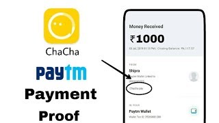 Chacha app paytm payment proof,unlimited trick of chacha app,basic information,ChaCha meet, screenshot 4