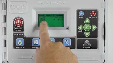 Toro Evolution Set Time and Date