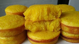 Resep Bika Ambon Ekonomis 1 Butir Telur | Berserat/Bersarang Cantik, Kenyal Empuk, Tanpa Mixer