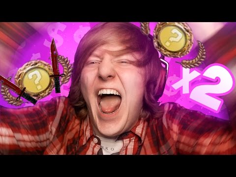 ВЫПАЛО 2 НОЖА В CS:GO