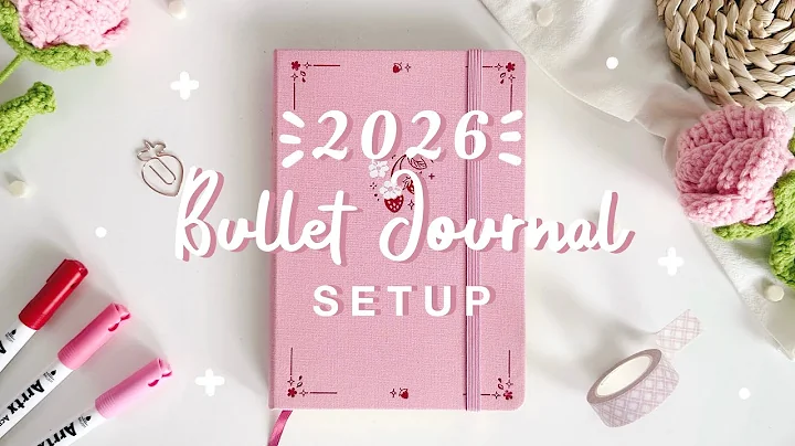 🍓 my 2026 bullet journal setup (+GIVEAWAY!)