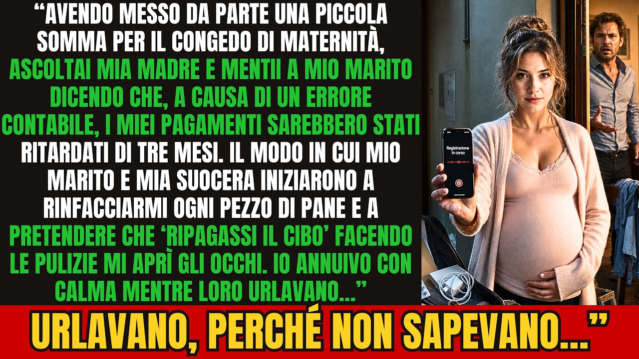 Mio marito mi ha guardata dritto negli occhi e ha detto: "Se non porti i soldi in casa, almeno occupati delle faccende come si deve". Ero incinta di trenta settimane, con la schiena a pezzi e il...