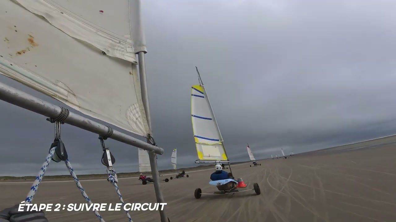 Session char à voile POV