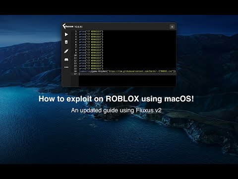 How to exploit on ROBLOX using macOS! (READ DESCRIPTION)
