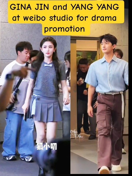 Yang Yang and hina at weibo studio #yangyang #ginajin #theimmortalascension