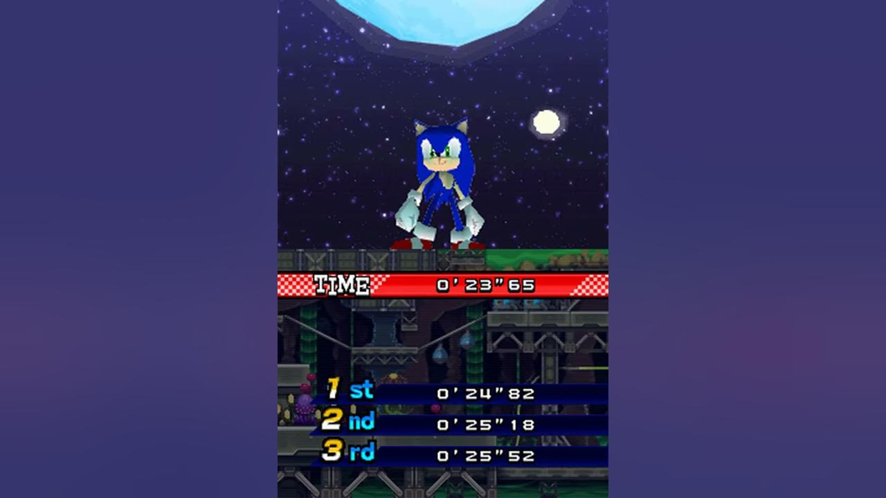 Sonic Colors DS - Asteroid Coaster Boss in 0:23:65 