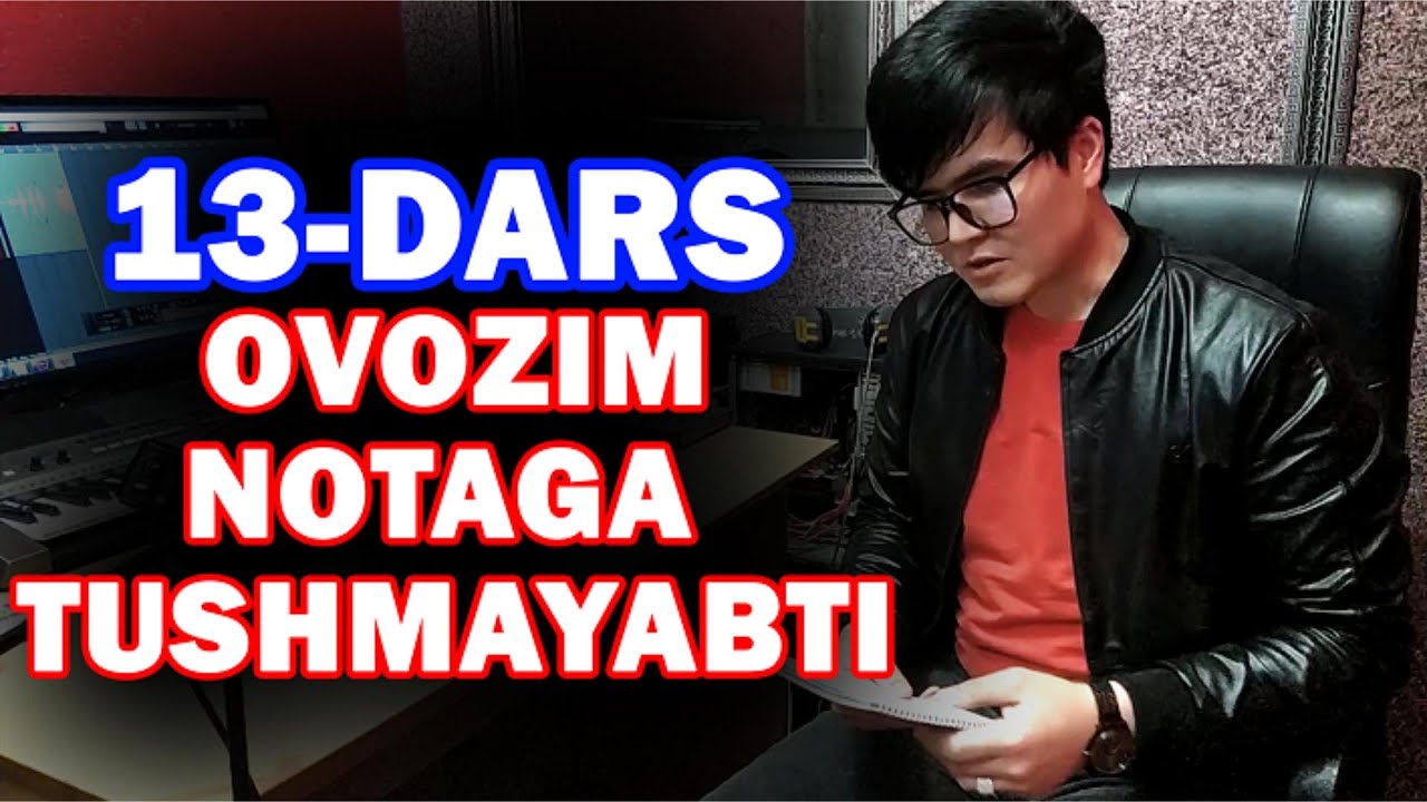 13 DARS  OVOZ NO'TAGA TUSHMASLIGI | VOKAL DARSLARI 