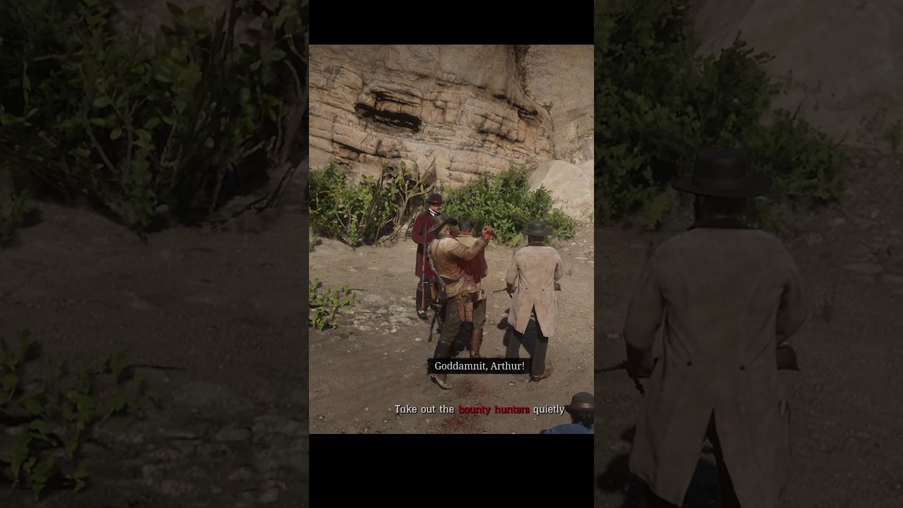 Arthur Morgan and Javier killed Bounty Hunters silently 