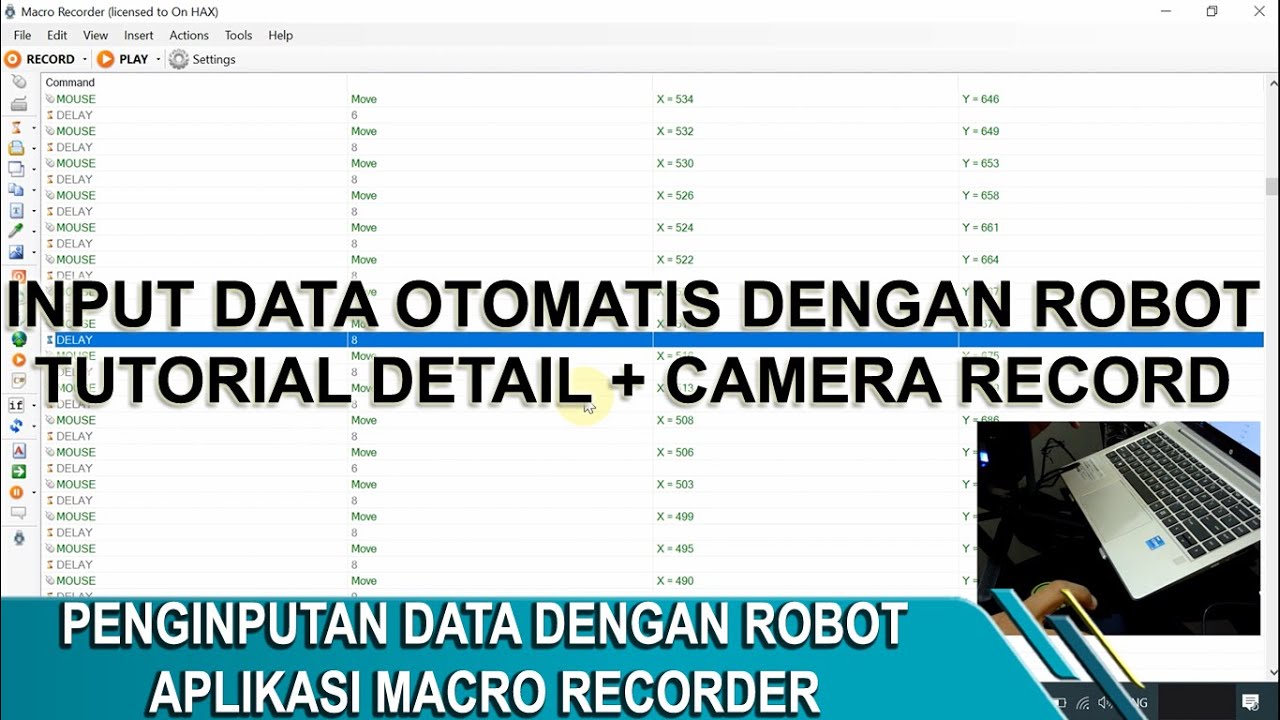 Input Data Otomatis dengan Macro Recorder | Tutorial & Camera Video | Mempermudah Pekerjaan berulang