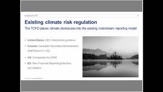 Webinar: Materiality and the TCFD
