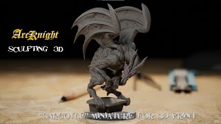 Arcknight 3D Sculpting Timelapse - Gargoyle