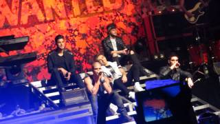 The Wanted performing Running Out Of Reasons on April 17 2014 in Toronto