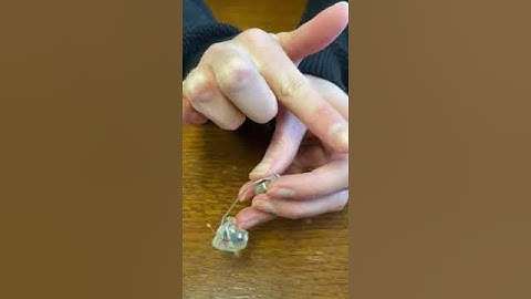 Inserting a Hearing Aid with a Power Mold