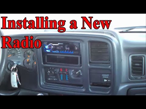 2004 Chevy silverado 1500 라디오 설치