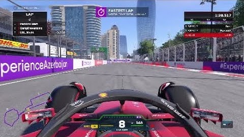 F1 22 Time Trial Azerbaijan Hotlap 1:38:517 + Setup (Controller)