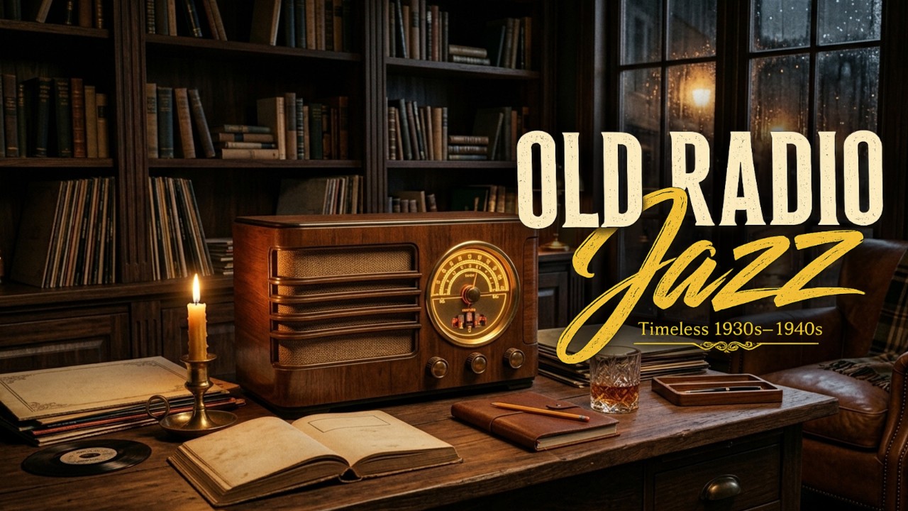 Vintage Swing Jazz 📻 1930s & 1940s Old Radio Music for Relaxing