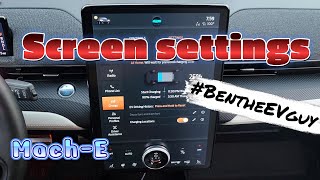 ALL SETTINGS EXPLAINED  Sync Screen | Ford Mustang Mach E
