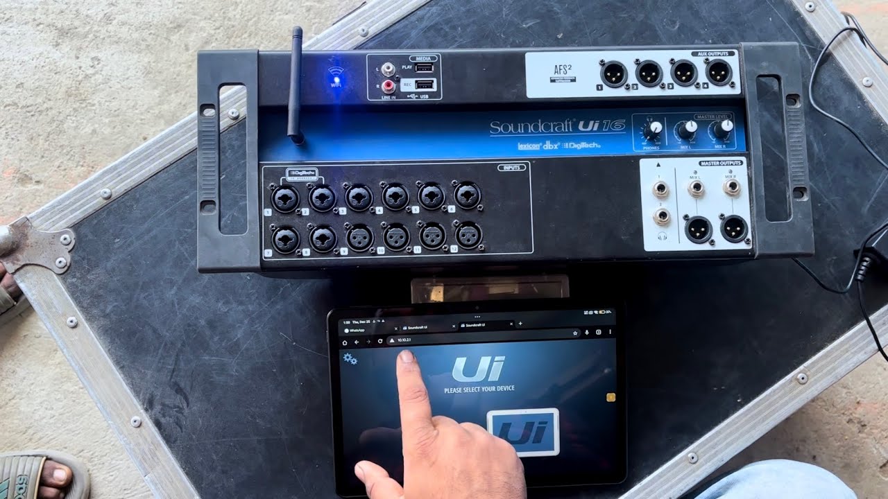 soundcraft ui 16 mixer full review and how to connect wifi to digital mixer in teblet