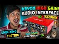 This Budget Audio Interface Has a Killer Sound.. | ARVOX USB Audio Interface Unboxing And Testing...